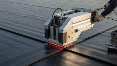 What is a geomembrane welding machine and how does it work?