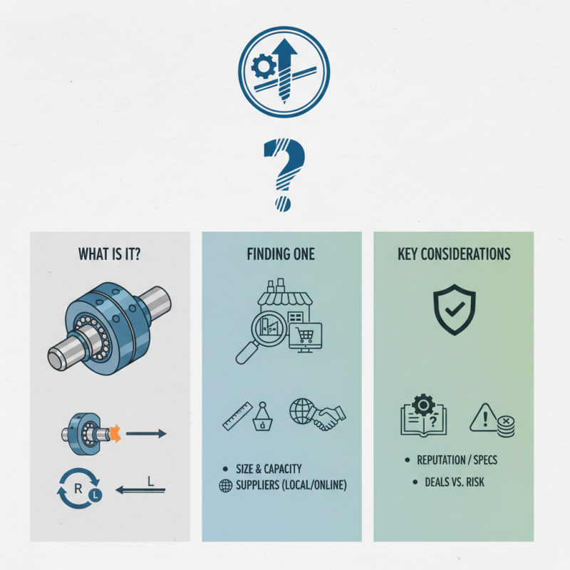 What is a Ball Screw and Where to Find It for Sale?