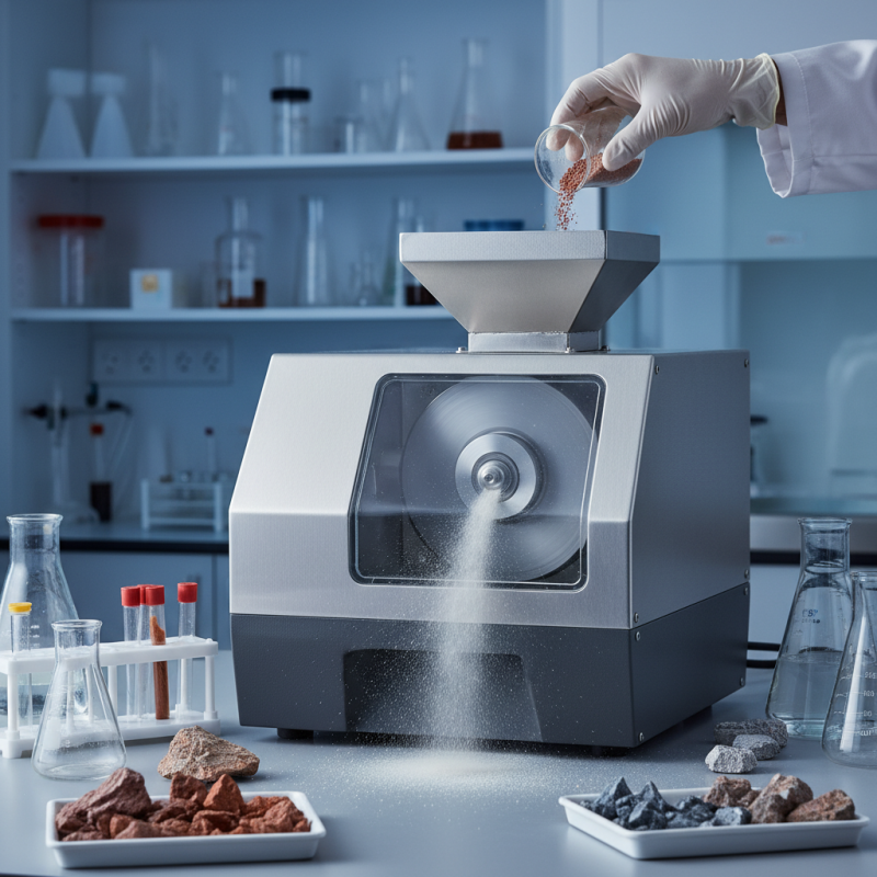 What is a laboratory sample pulverizer and how does it work?