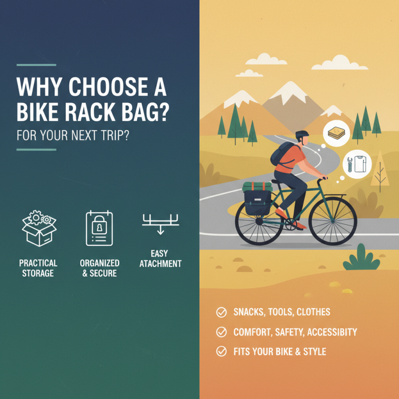 Why You Should Choose a Bike Rack Bag for Your Next Trip?
