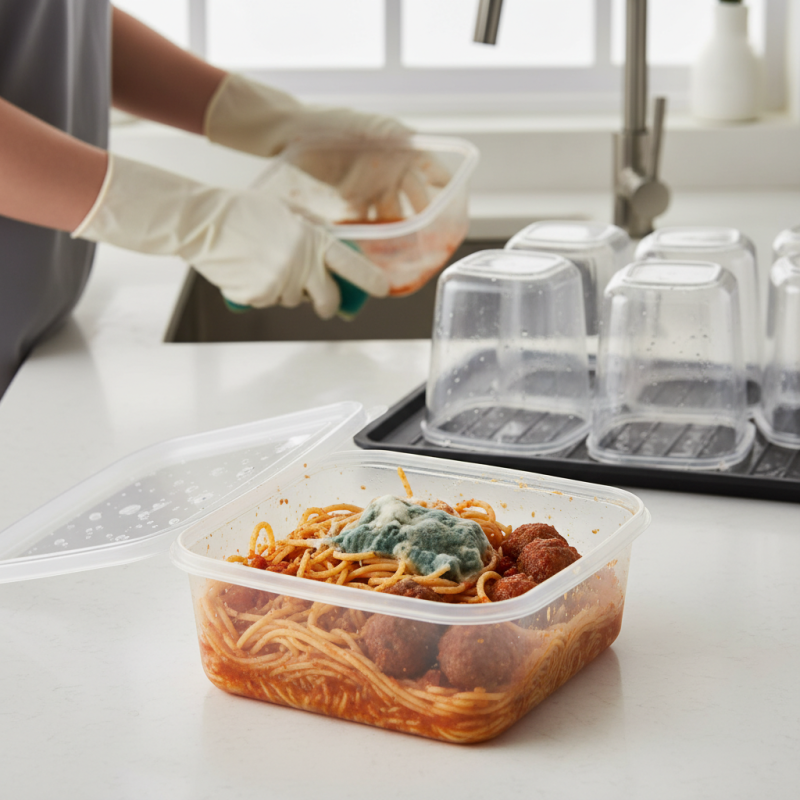 How to Clean and Prevent Disposable Food Container Mold?