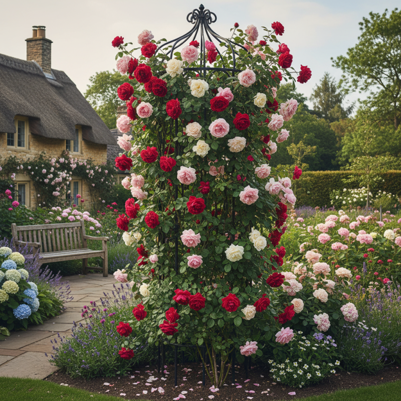 Why You Should Choose a Rose Bush Climbing Frame for Your Garden?