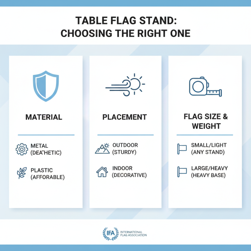 What is the Best Table Flag Stand for Your Needs?