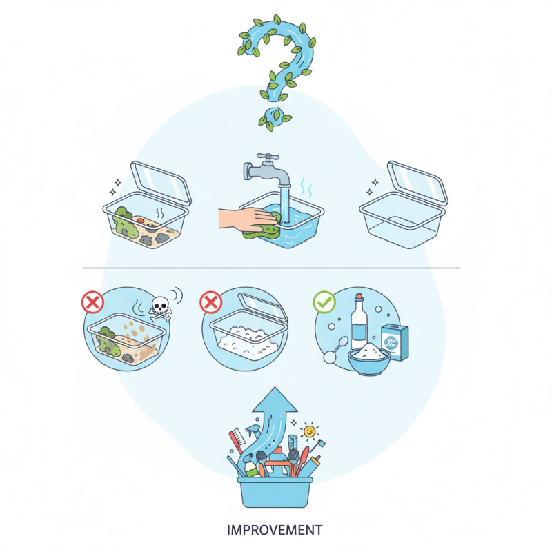 How to Remove Mold from Disposable Food Containers?