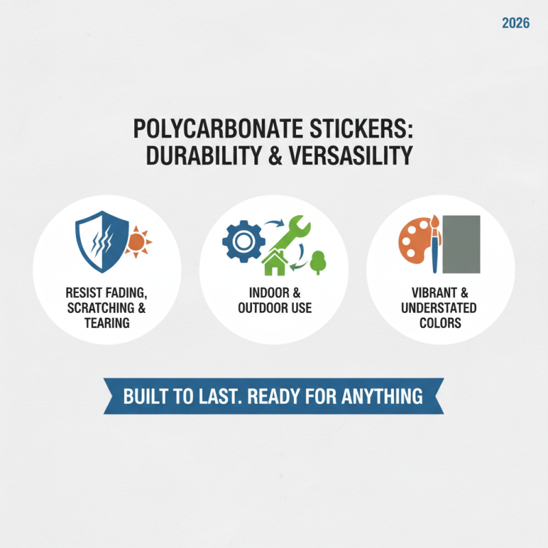 Top 10 Best Polycarbonate Stickers for Every Use in 2026?