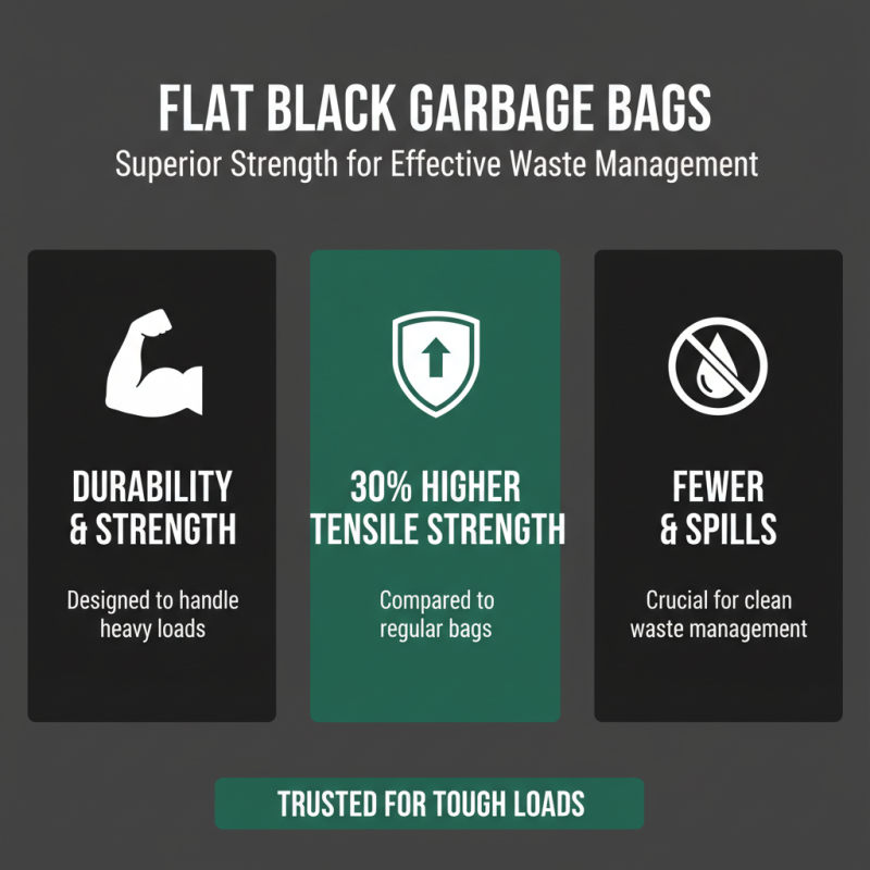 Top Benefits of Using Flat Black Garbage Bags for Your Waste Management Needs?