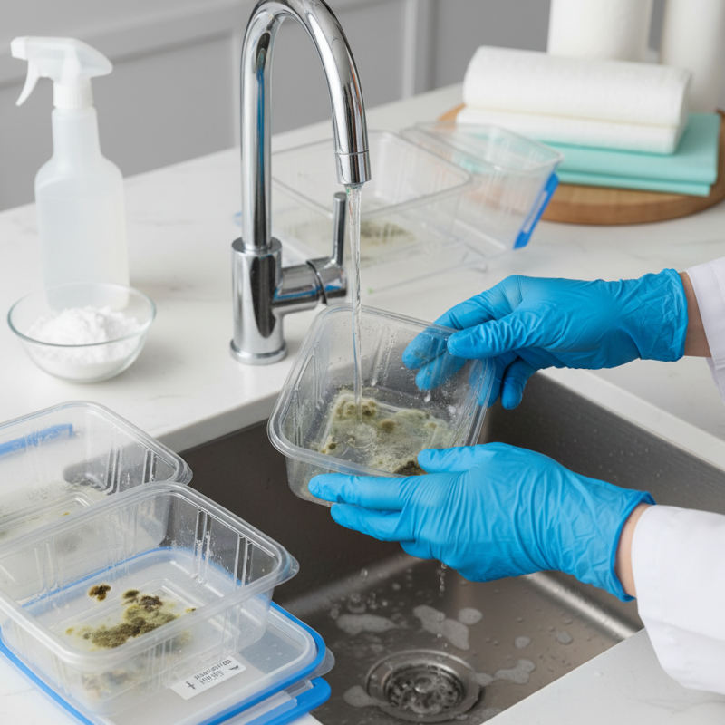 How to Remove Mold from Disposable Food Containers?