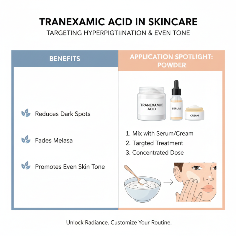 How to Use Tranexamic Acid Powder for Skin Benefits?