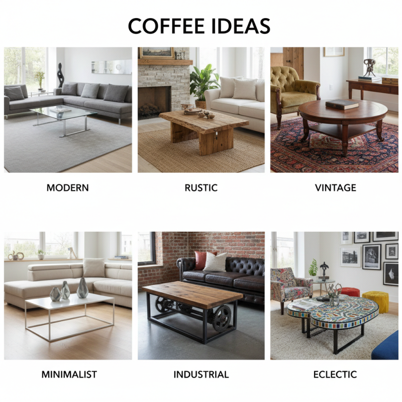 Top Coffee Table Ideas for Every Living Room Style?