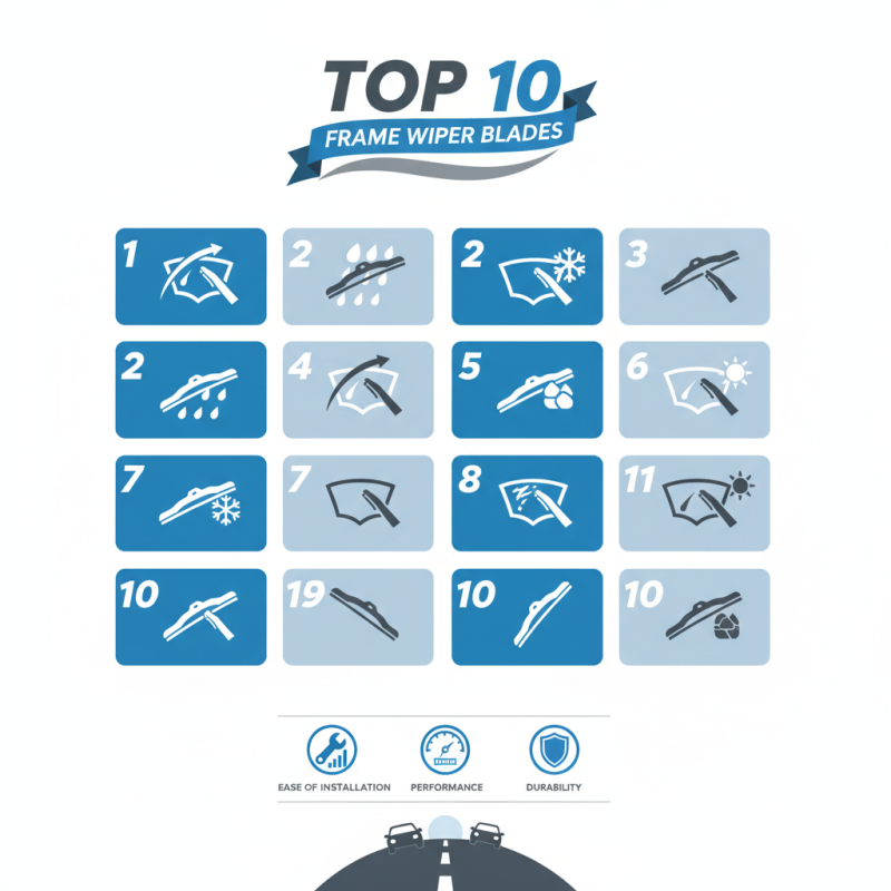 Top 10 Best Frame Wiper Blades for Ultimate Clarity and Performance?