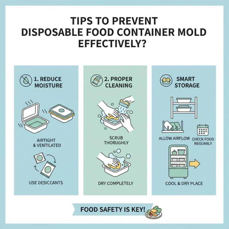 Tips to Prevent Disposable Food Container Mold Effectively?