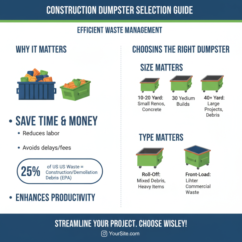 The Best 5 Dumpsters for Construction Projects You Need to Know?