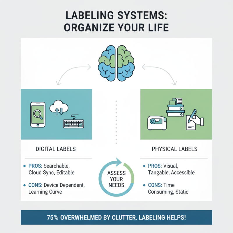 How to Create Personal Labels for Better Organization in Your Life?
