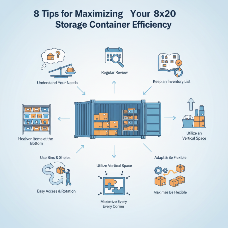 8 Tips for Maximizing Your 8x20 Storage Container Efficiency