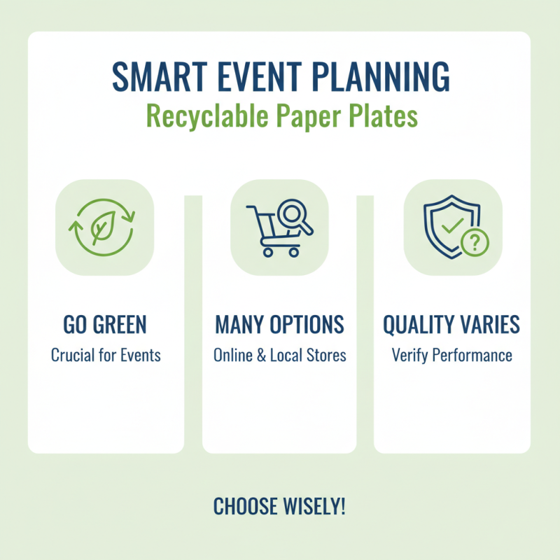 How to Choose Recyclable Paper Plates for Your Next Event?