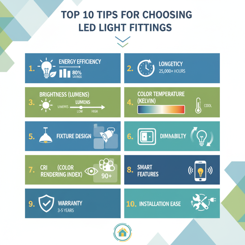 Top 10 Tips for Choosing LED Light Fittings for Your Home?