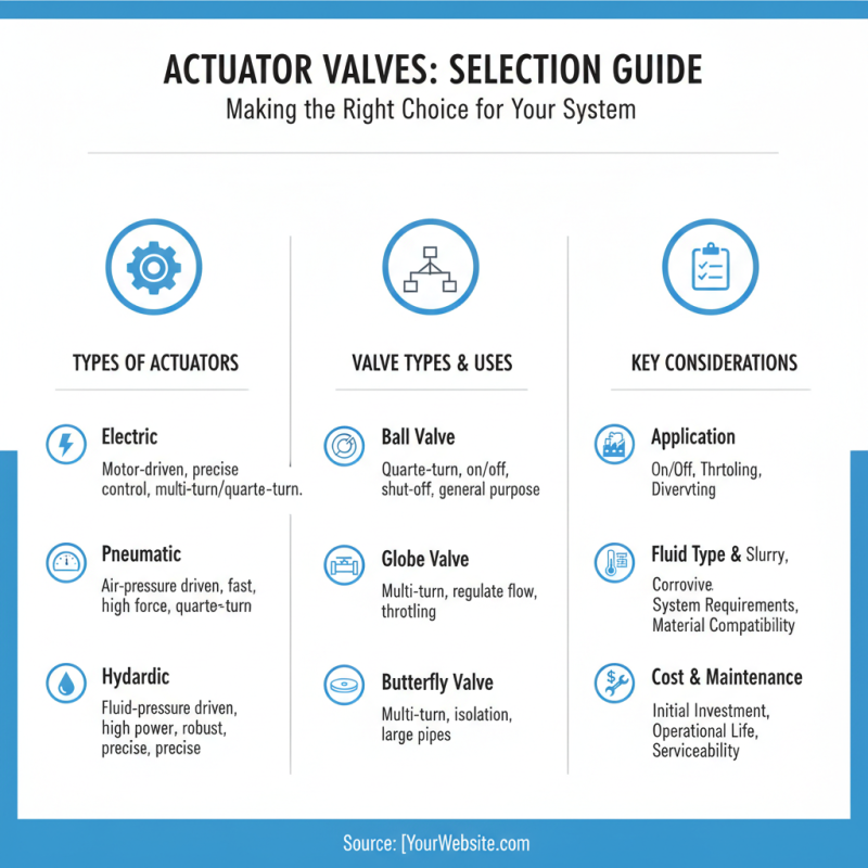 How to Choose the Right Actuator Valve for Your System?