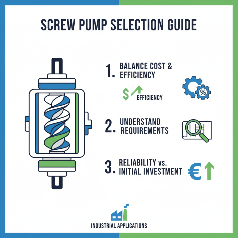 How to Choose the Right Screw Pumps for Your Needs?