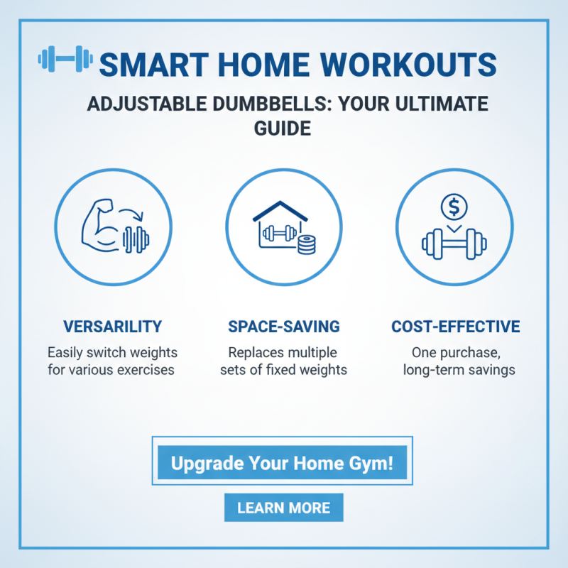 Top Benefits of Using Lifted Adjustable Dumbbells for Home Workouts