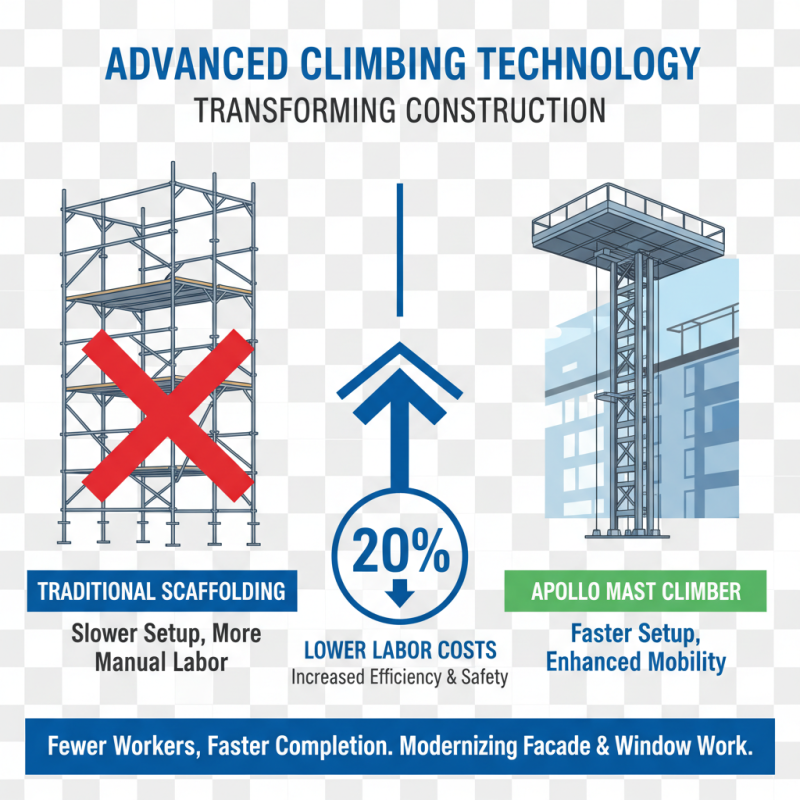 Top 10 Benefits of Apollo Mast Climbers for Construction?