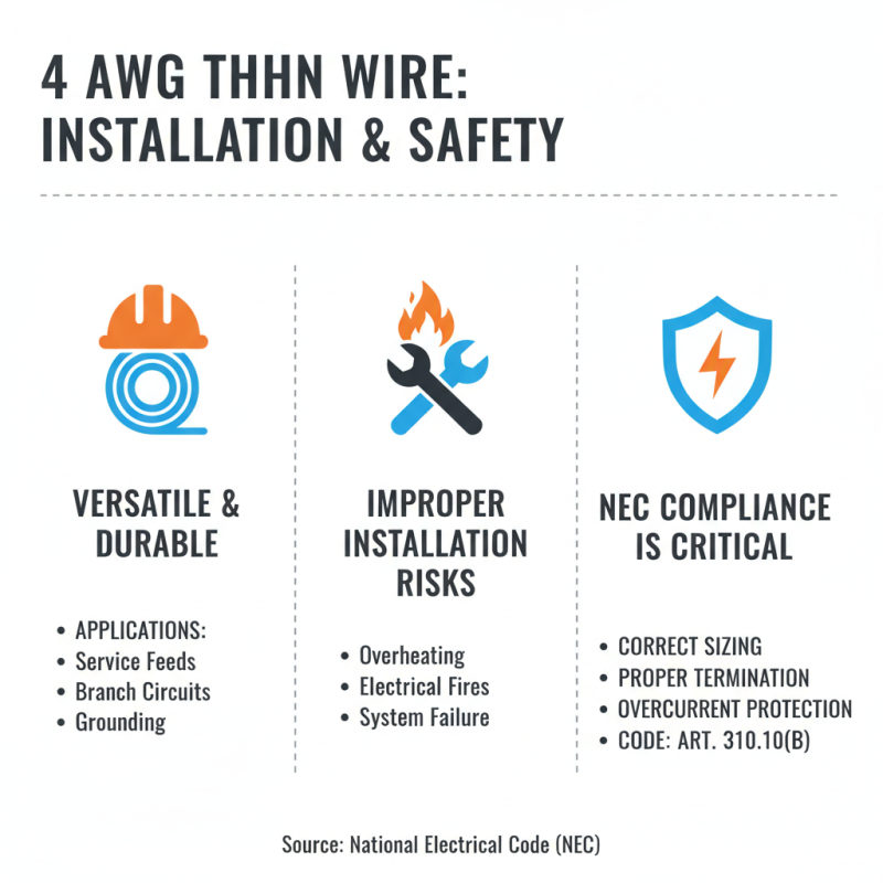 4 AWG THHN Wire Best Applications and Uses?