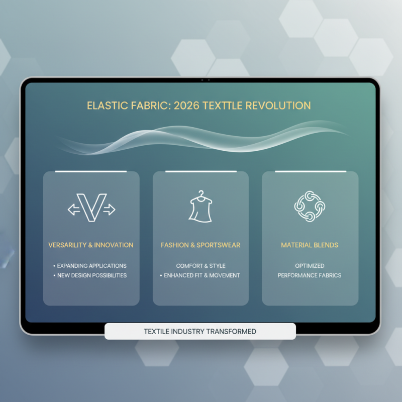 2026 How to Utilize Elastic Fabric for Innovative Textile Solutions?
