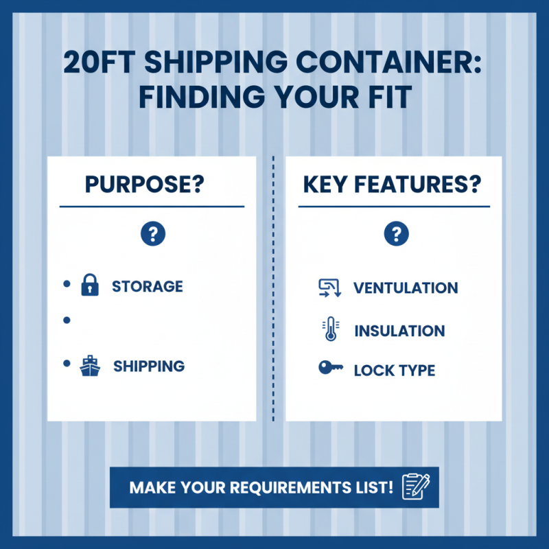 How to Choose the Right 20ft Container for Your Shipping Needs?