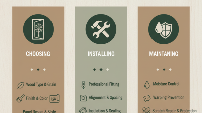 Wood Panel Doors Tips for Choosing Installing and Maintaining?