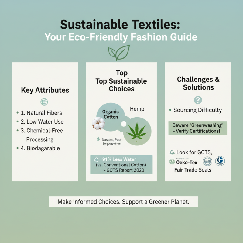 How to Choose Sustainable Textile for Eco Friendly Fashion?