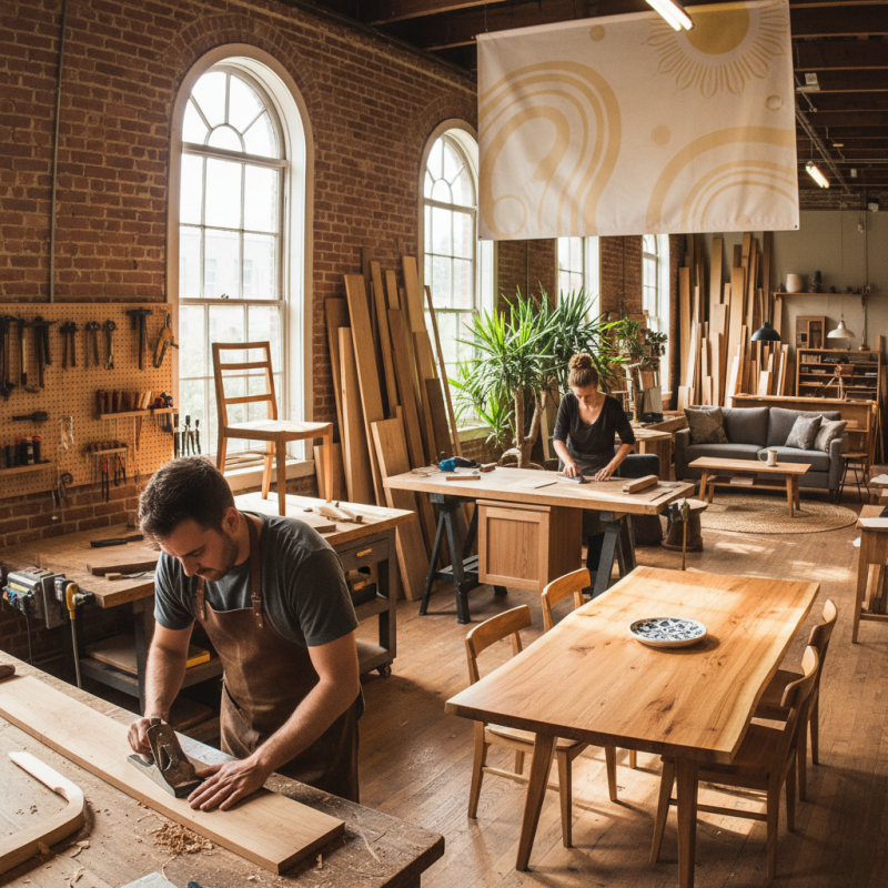 What is the importance of local furniture makers?