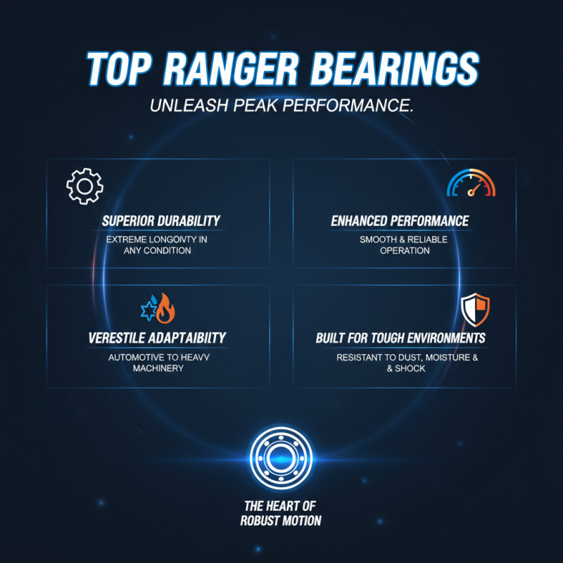 Top Ranger Bearings Features Benefits and Applications?