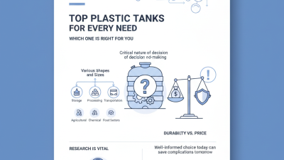 Top Plastic Tanks for Every Need Which One Is Right for You