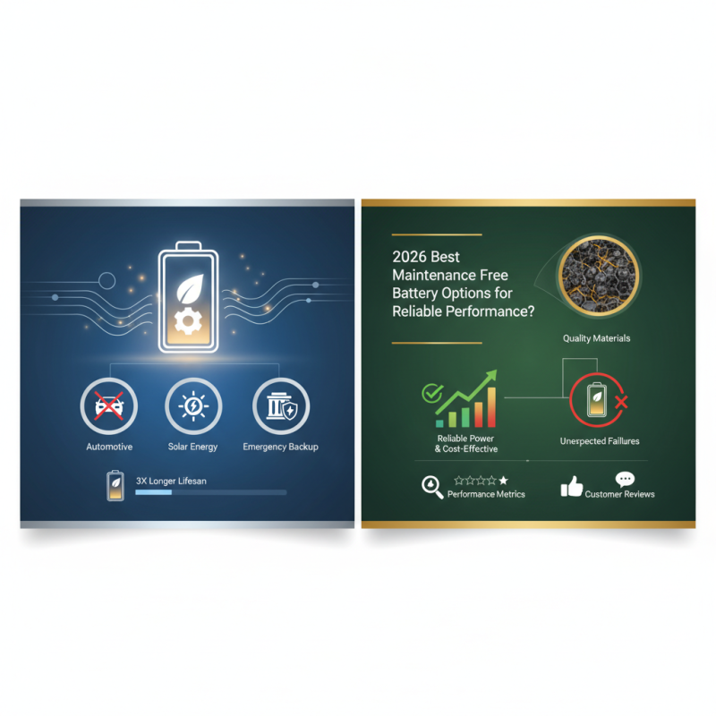 2026 Best Maintenance Free Battery Options for Reliable Performance?