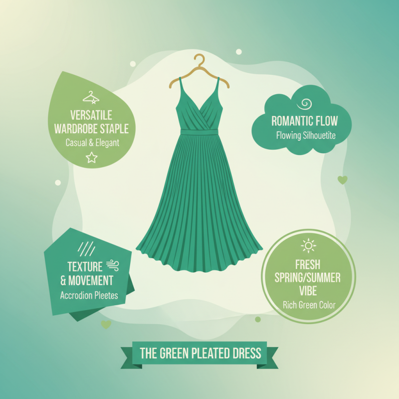 What is a Green Pleated Dress and How to Style It?