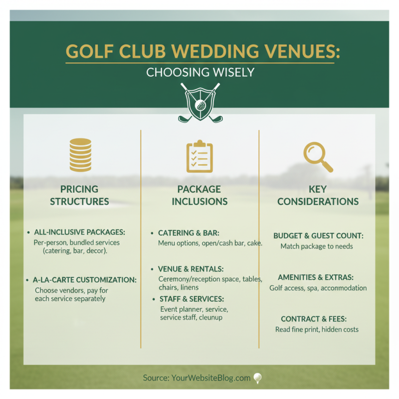 2026 How to Choose the Best Golf Club Wedding Venues for Your Big Day?