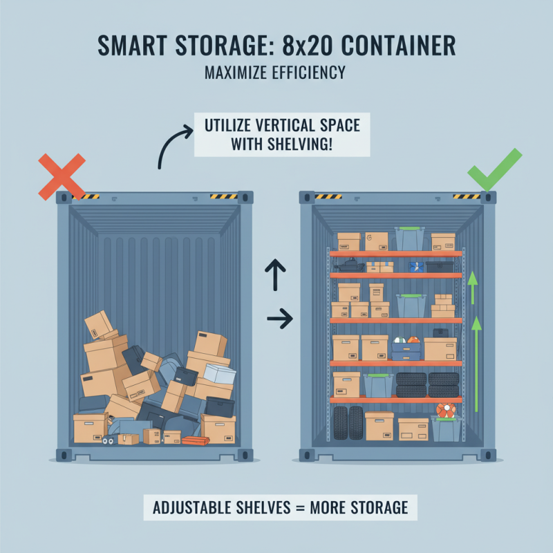 8 Tips for Maximizing Your 8x20 Storage Container Efficiency