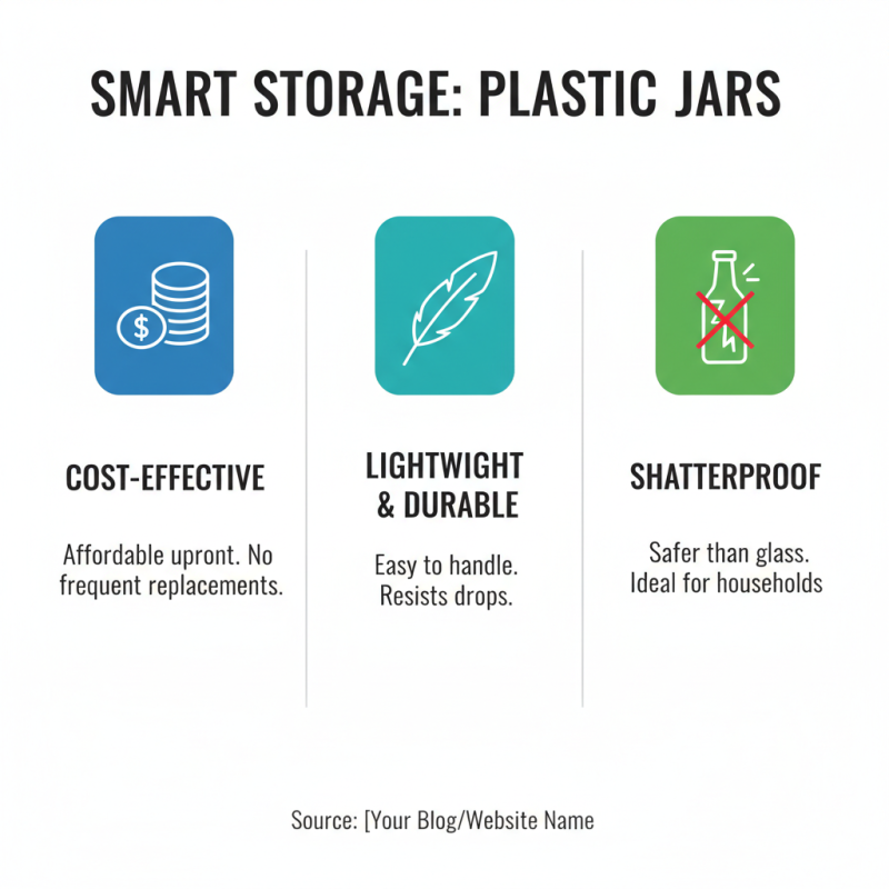 Top Benefits of Using Plastic Jars for Storage and Organization?