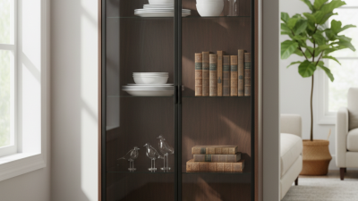 Best Glass Door Storage Cabinet Ideas for Home Organization?