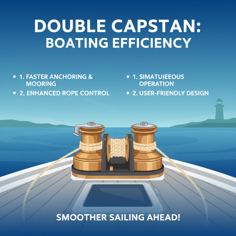 2026 How to Utilize Double Capstan for Enhanced Boating Efficiency?