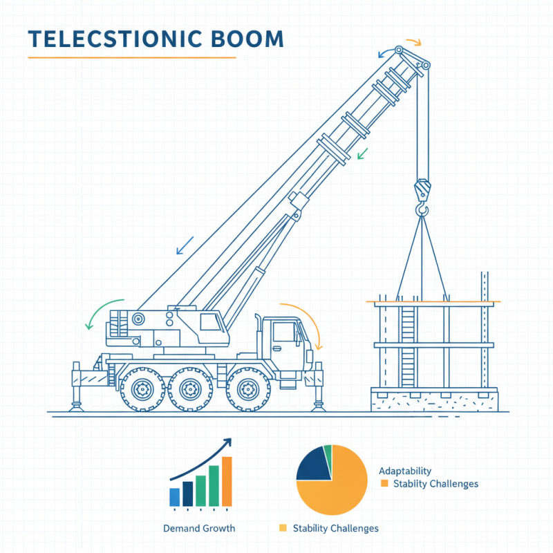 What is a telescopic boom crane and how does it work?