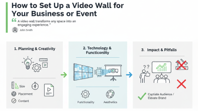How to Set Up a Video Wall for Your Business or Event?