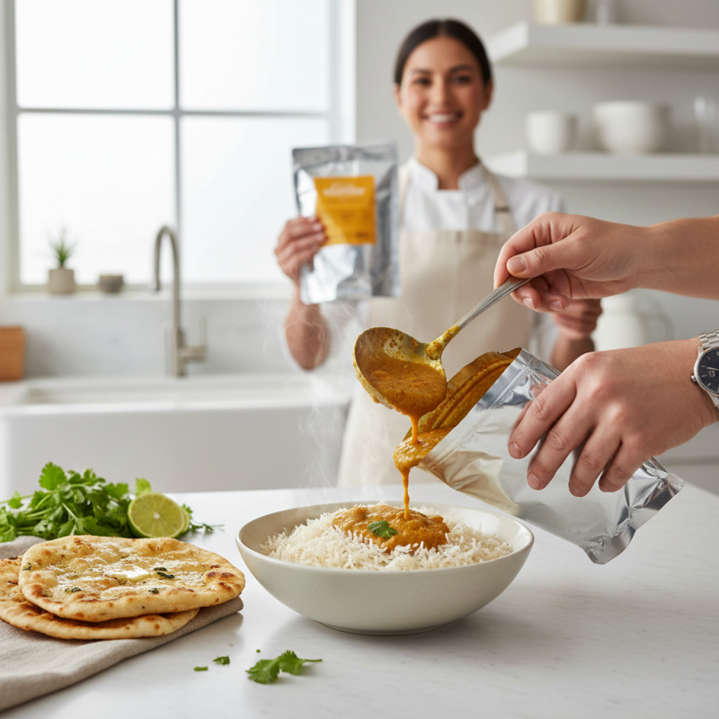 How to Use Sauce Curry Food Retort Pouch for Quick Meals?