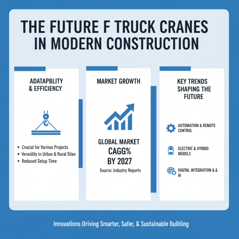 Why Are Truck Cranes Essential for Modern Construction Projects?