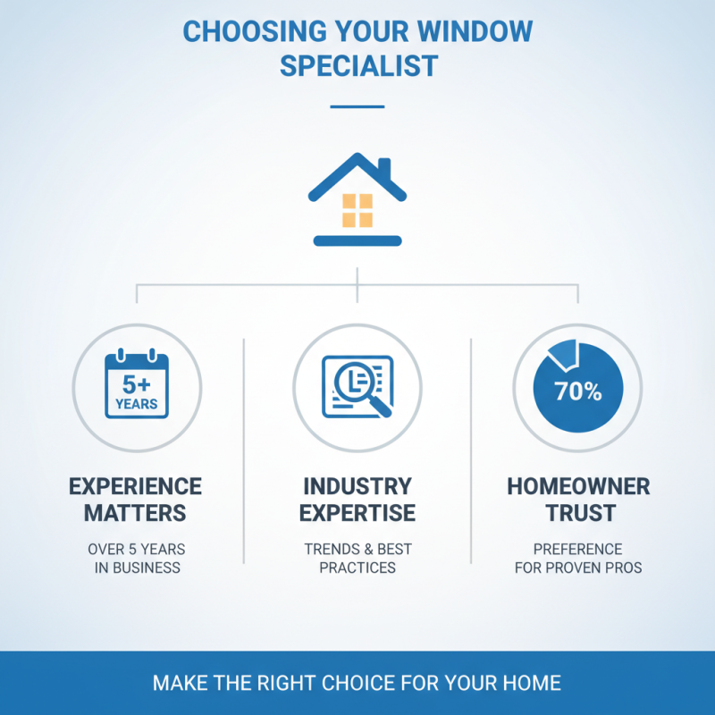 How to Choose the Right Window Specialist for Your Home Needs?