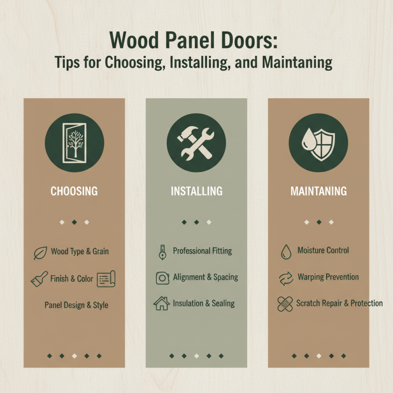 Wood Panel Doors Tips for Choosing Installing and Maintaining?