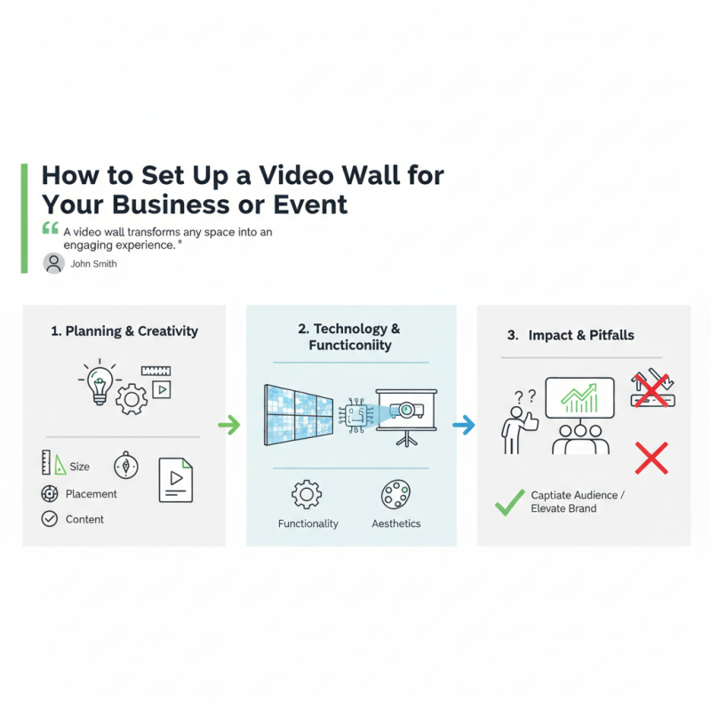 How to Set Up a Video Wall for Your Business or Event?
