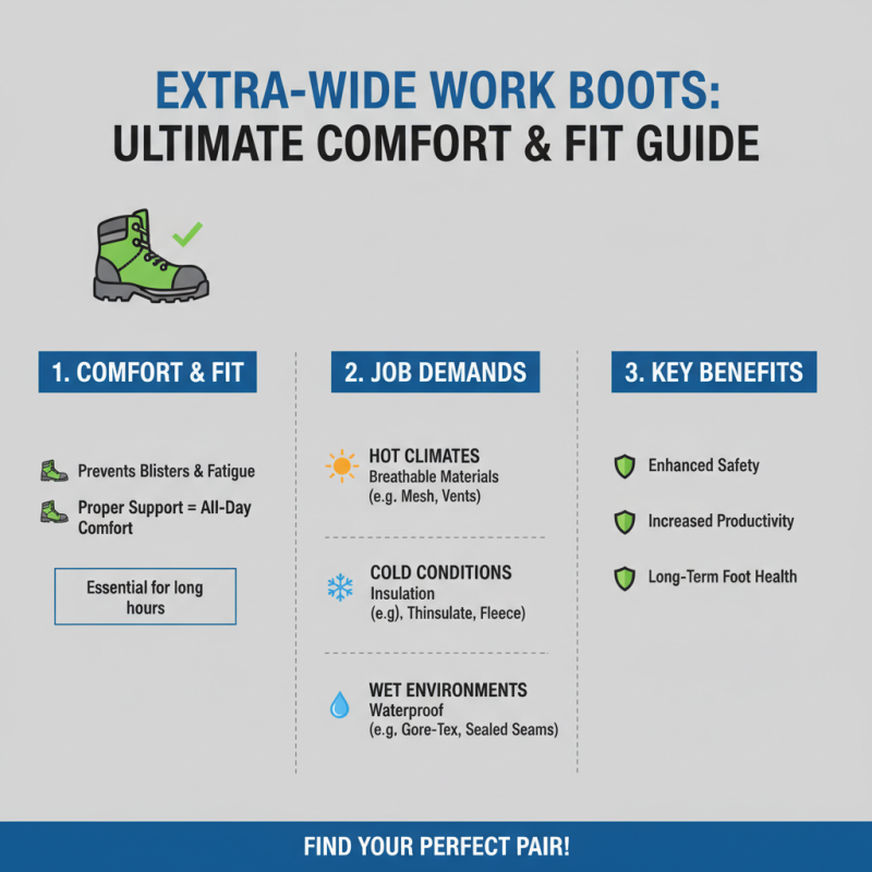 What is Extra Wide Work Boots and How to Choose Them?