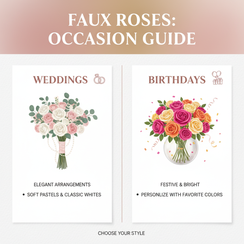 How to Buy Faux Roses Bulk for Every Occasion?
