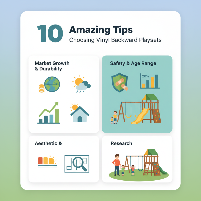 10 Amazing Tips for Choosing Vinyl Backyard Playsets for Your Kids?