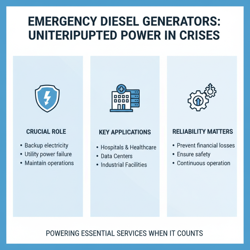2026 Top Emergency Diesel Generator Models and Their Benefits?